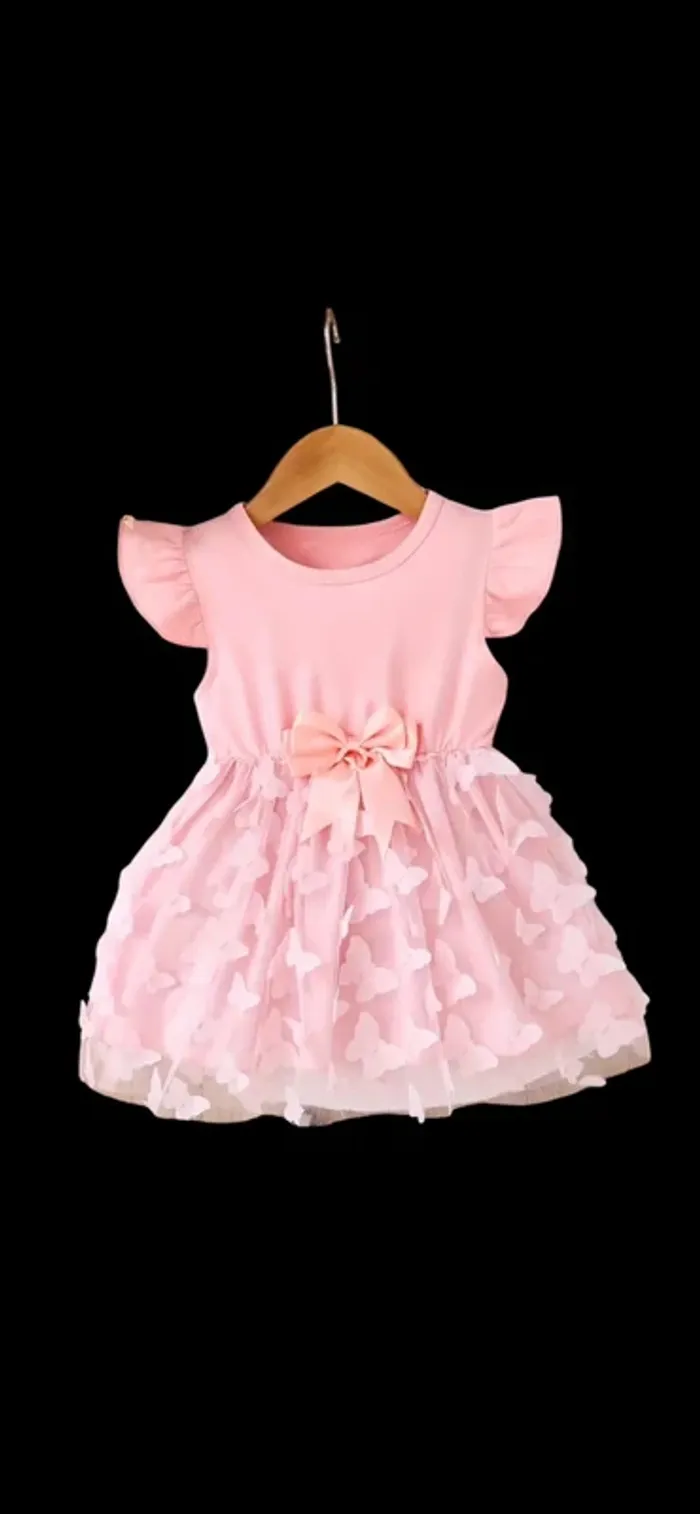 Robe rose papillon 🦋