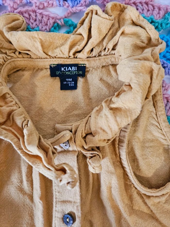 Robe jaune moutarde 9 mois - photo numéro 2