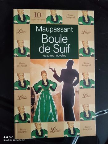 Livre de Maupassant. Boule de suif