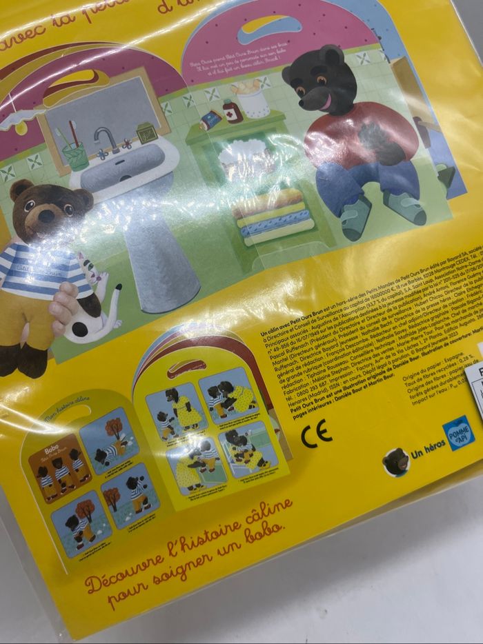 Lot  de 2 coffrets les grandes histoires de Petit Ours brun sonore et sa peluche Neuf - photo numéro 5