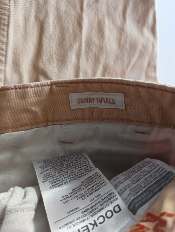 Pantalon jeans homme Chino Dockers by Levi's Strauss taille 44 coupe skinny rétro vintage - photo numéro 13