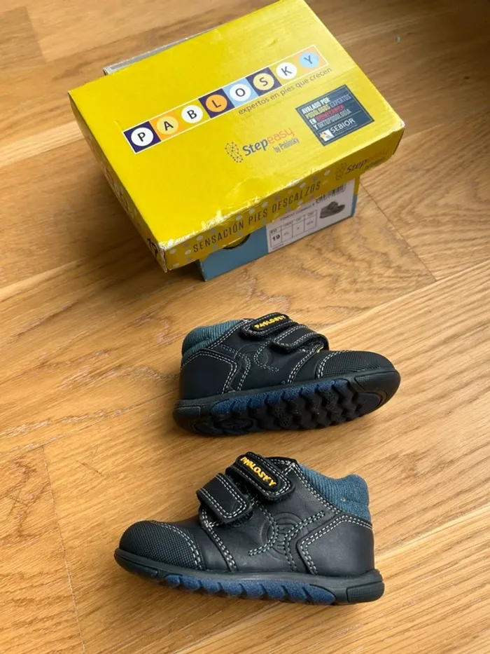 Chaussures pablosky garçon taille 19 cuir - photo numéro 3