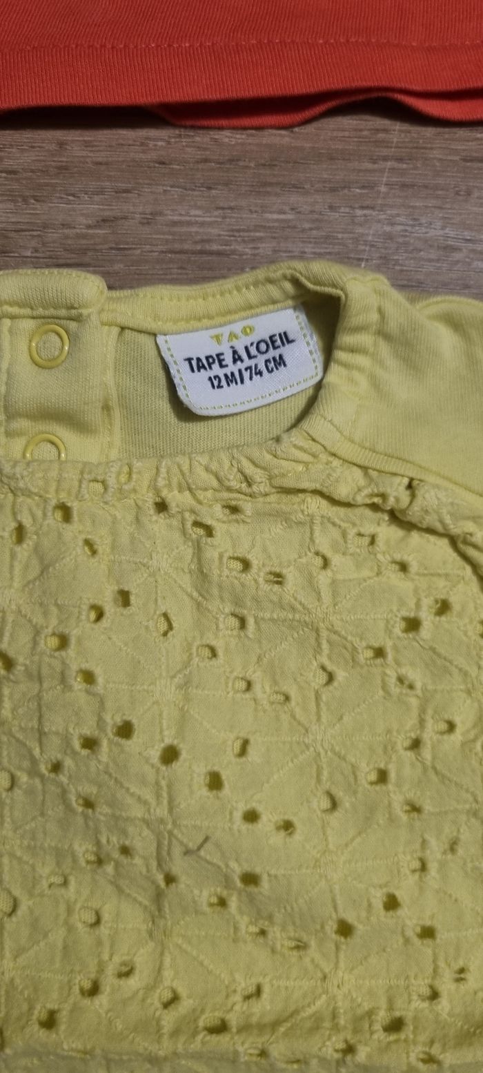 Lot t-shirts MC 12 mois - photo numéro 5