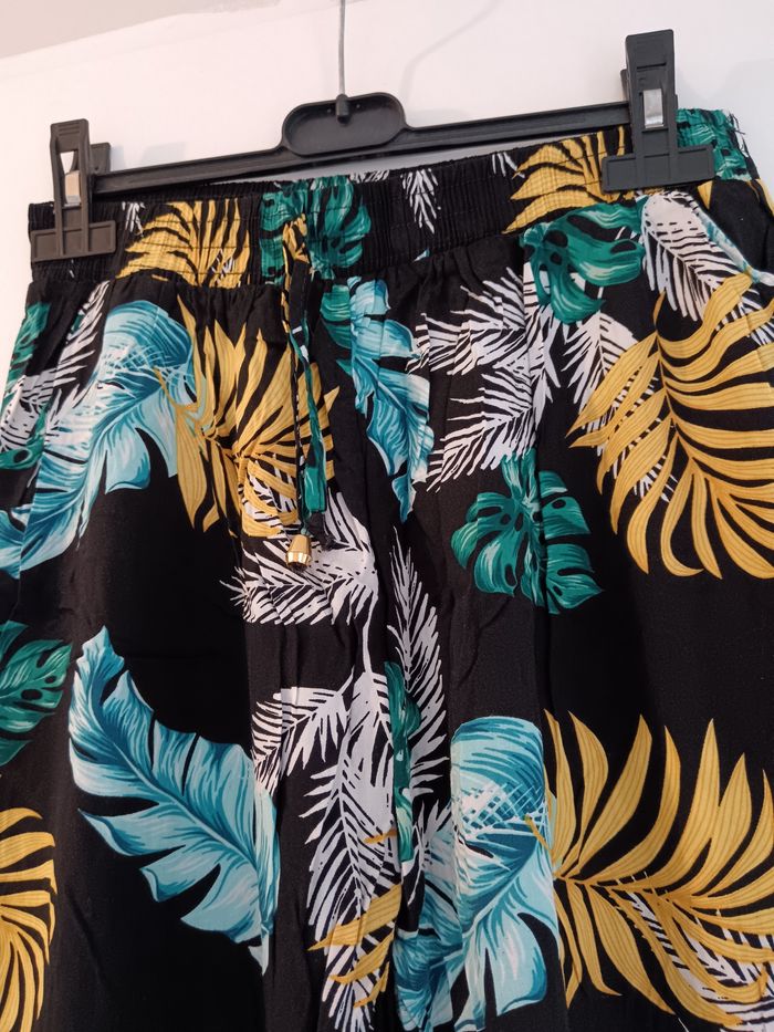 Pantalon fluide florale S/M - photo numéro 4