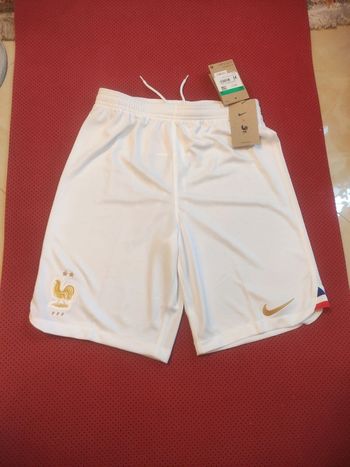 Short de foot France, Nike Authentique Officiel taille Adulte Homme S, Neuf