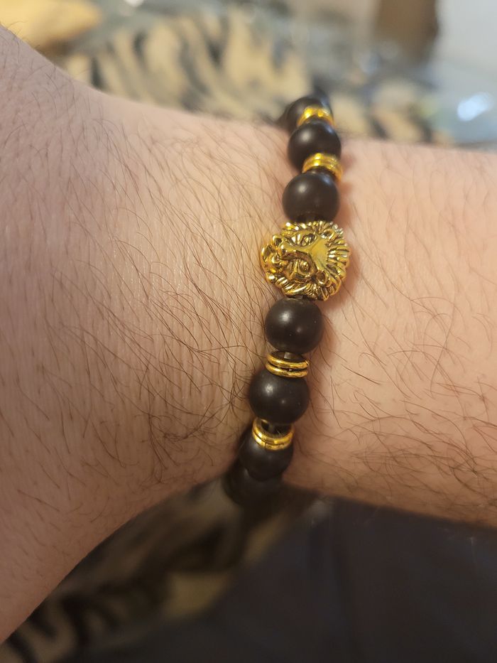 Bracelet tête de lion - photo numéro 3