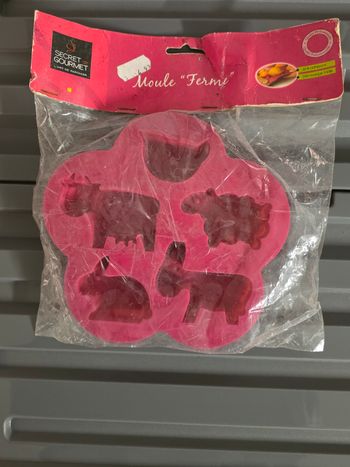 Moule silicone pâtisserie Animaux de la ferme