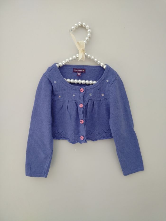 Gilet Indigo Sergent Major 18 mois fille