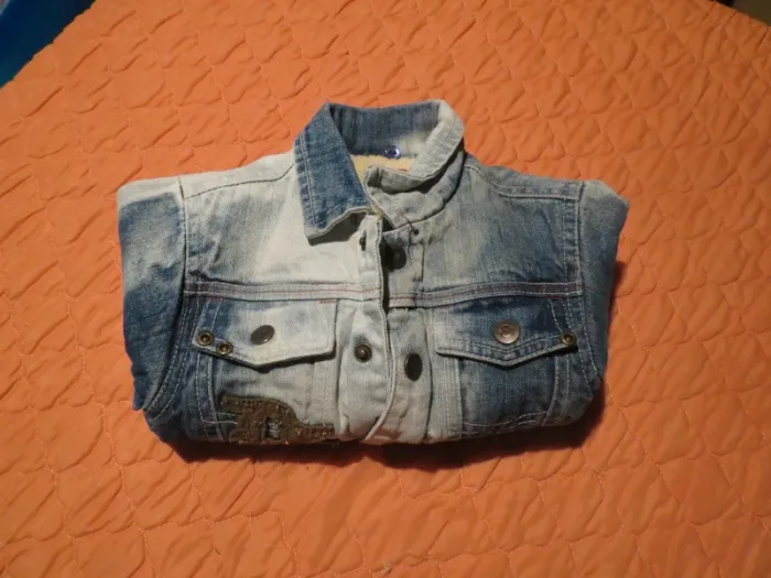 veste en jeans garçon taille 12 mois