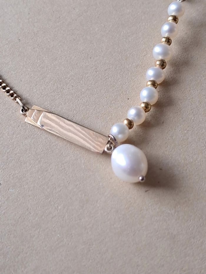 Ancienne gourmette art déco up cyclee - photo numéro 4