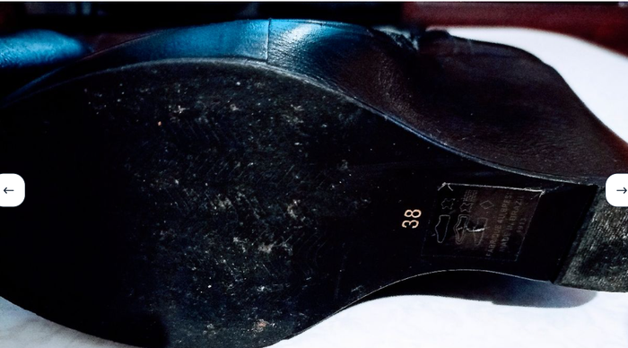 Bottes neuves hautes compensés en cuir taille 38 San Marina - photo numéro 3