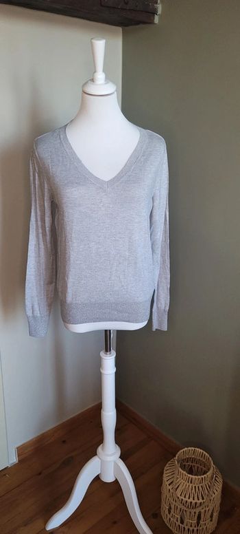 Joli pull gris JBC Taille M Parfait état