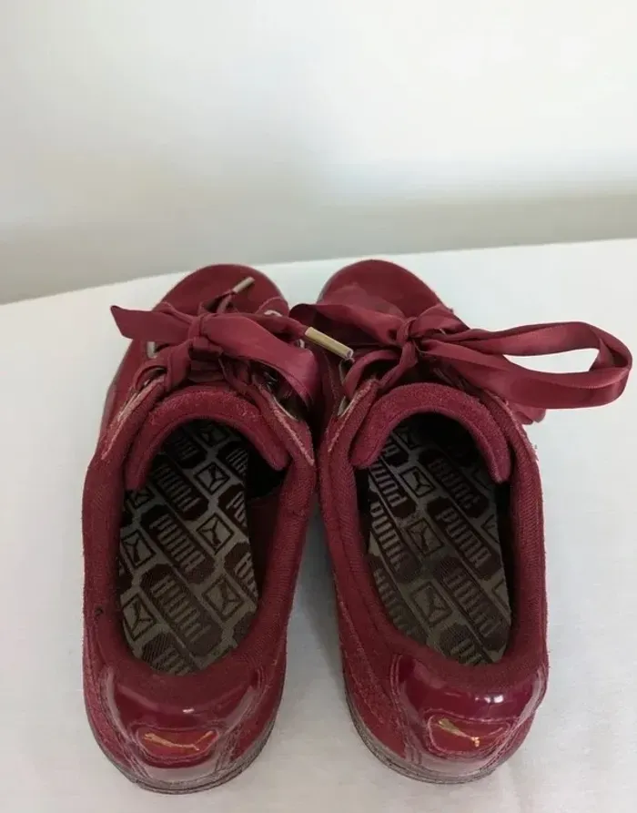 Baskets bordeaux - Puma Suede - taille 37 - photo numéro 6