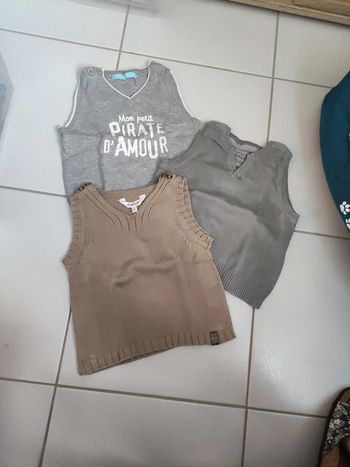 Lot pull sans manches