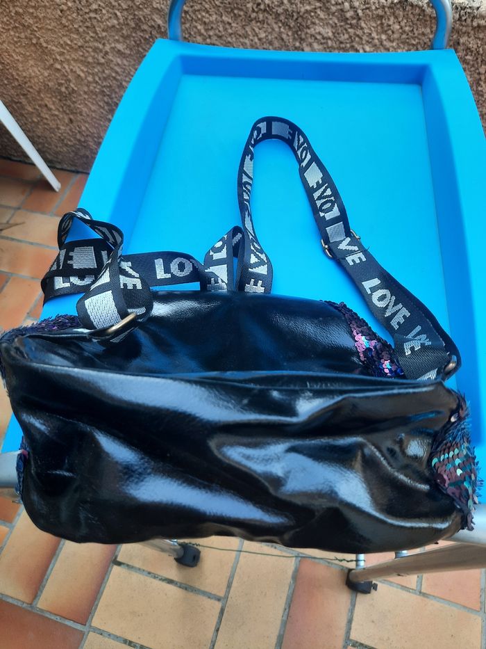 Sac à dos paillettes - photo numéro 3