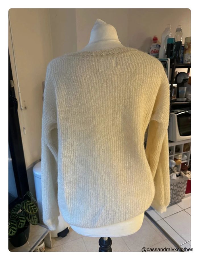 Pull blanc cassé en alpaga - Maison 123 - photo numéro 2