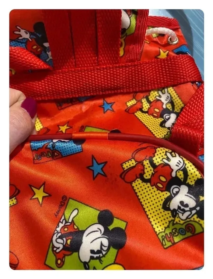 petit sac à dos mickey vintage disney - photo numéro 6