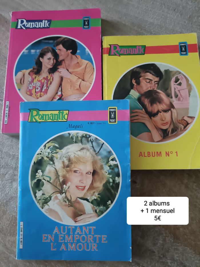 3 BD vintage Romantic années 80