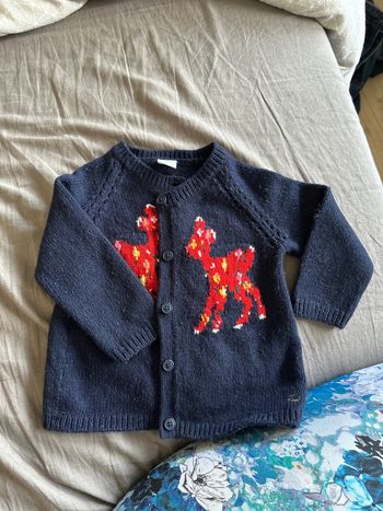 Petit bateau gilet laine et coton 81