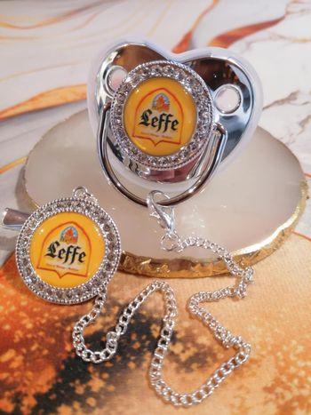 Tétine argenté Leffe