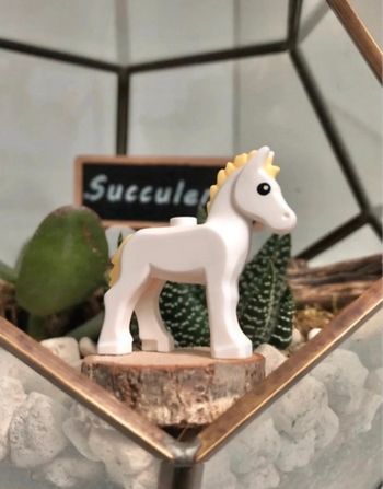 Lego Animaux City / Castle : Poney / Poulain Blanc - NEUF