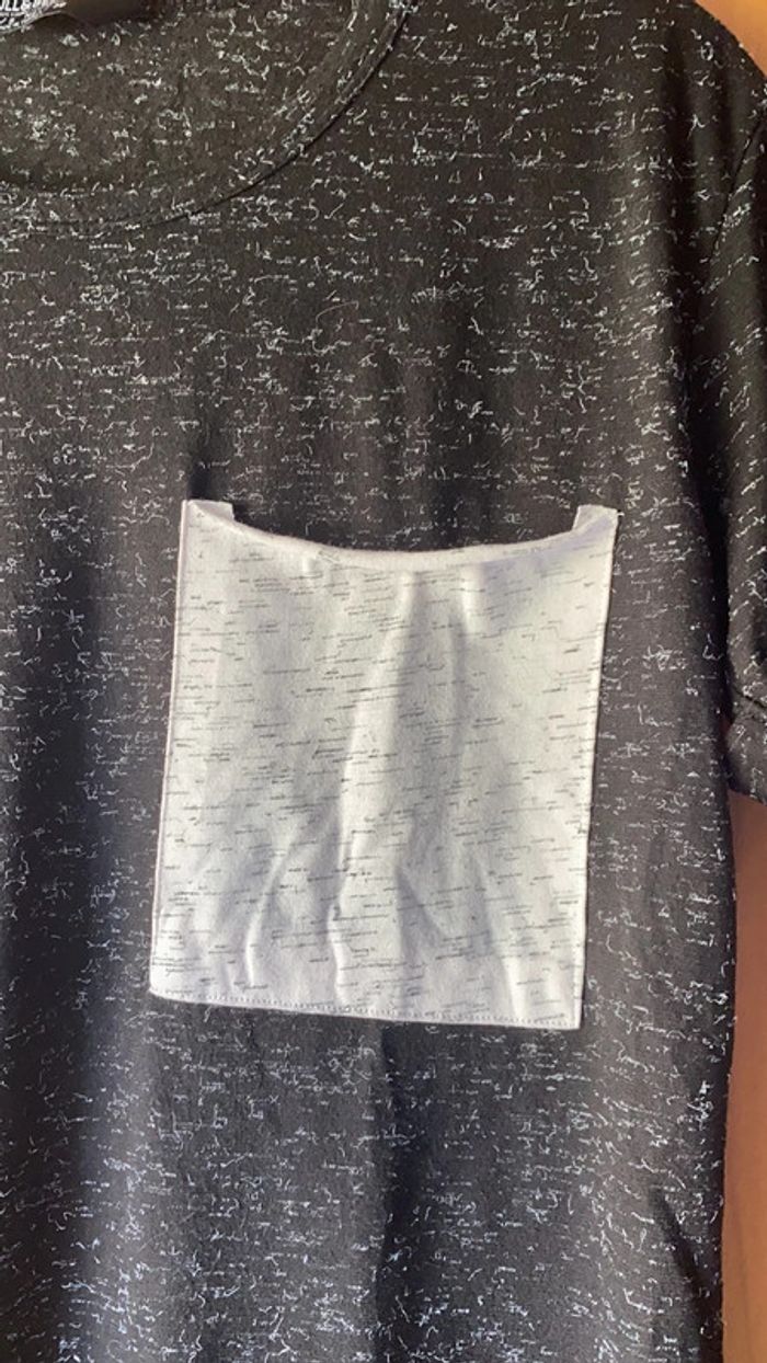 Tee-shirt noir et blanc Pull&Bear S - photo numéro 2
