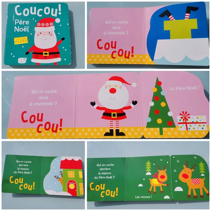 Livre animé à Flaps : Coucou! Père-Noël 🎅