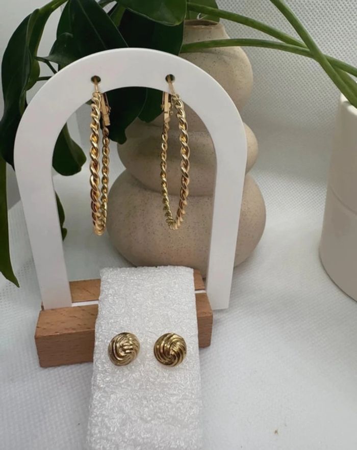 Lot boucle d'oreille