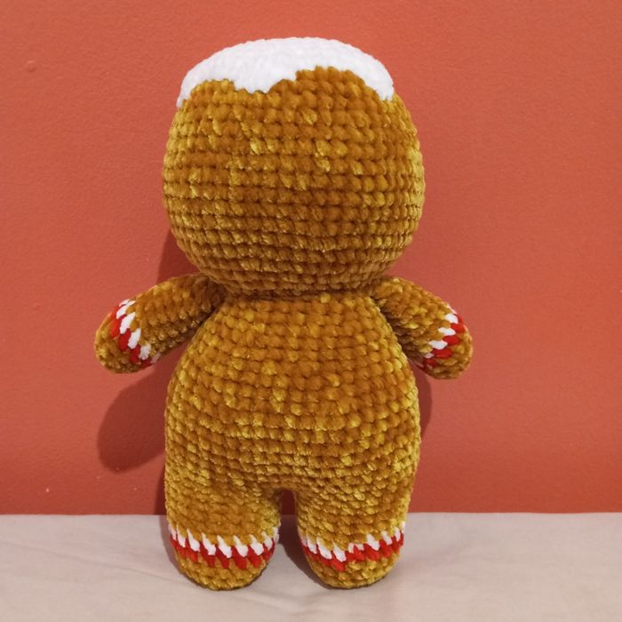 Noël : bonhomme en pain d'épices au crochet - photo numéro 4