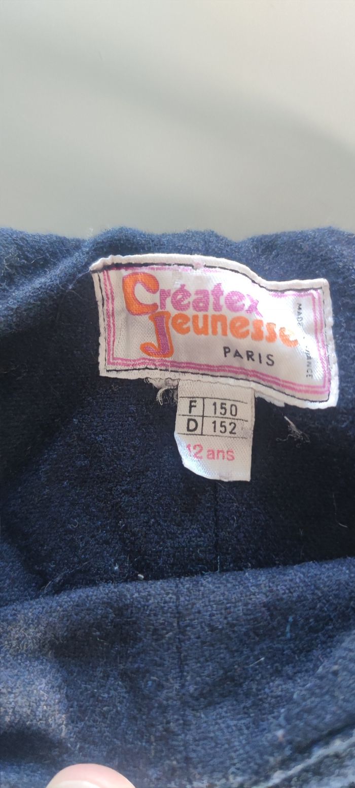 Robe  marque Createx Jeunesse taille 12 ans bleu marine fille, très bon état - photo numéro 6