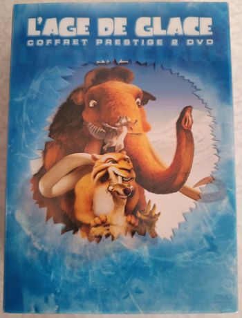 Coffret prestige 2 DVD l'Age de glace + la pendule de SID complet