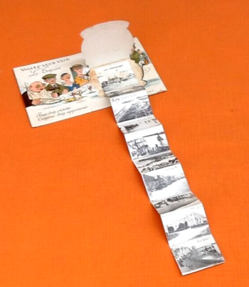 Carte postale ancienne  Carte à système Le Tréport (Seine-Maritime)