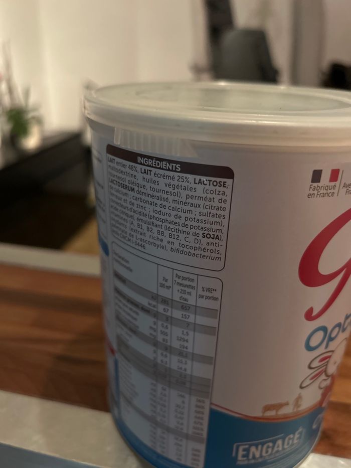 Guigoz optipro 3eme âge - photo numéro 2