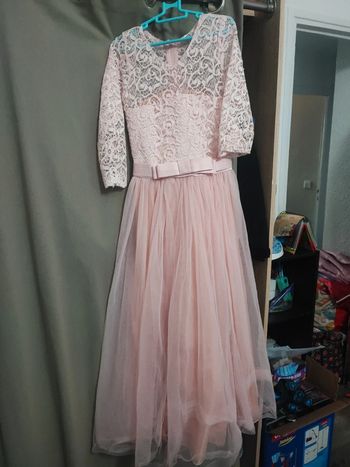 Robe rose princesse 130 cm