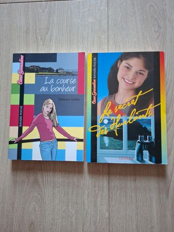 Lot de 2 livres collection Cœur Grenadine en très bon état