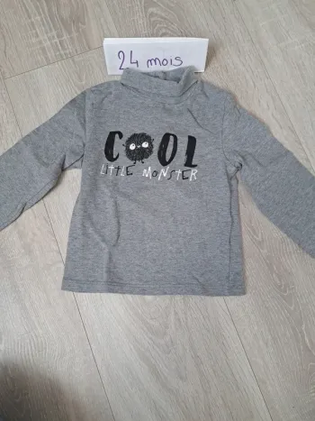 T-shirt manches longues 24 mois