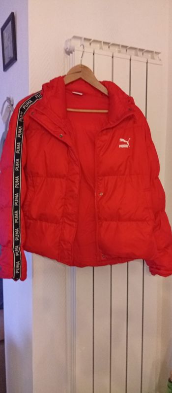 Doudoune puma rouge L