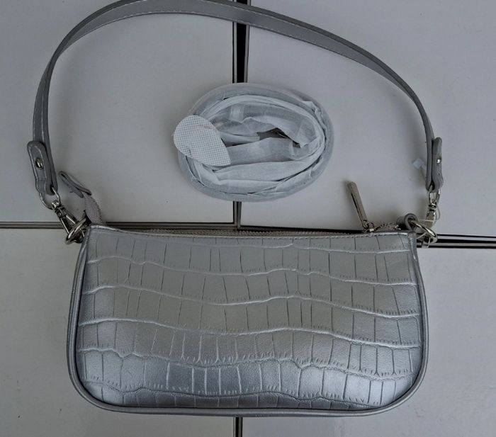 Sac à Main Argenté Métallisé Neuf Aquitaine - photo numéro 2