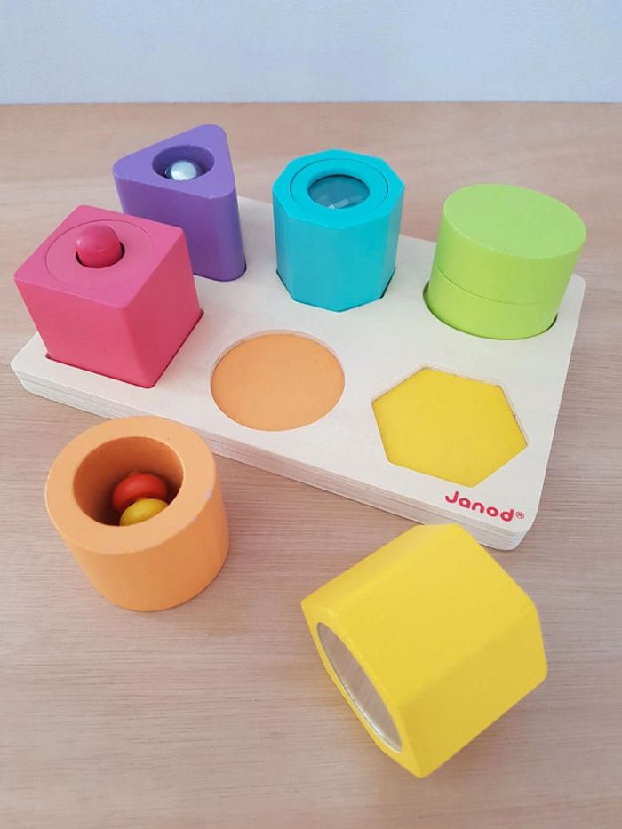 Janod cubes sensoriels I Wood en bois - photo numéro 12