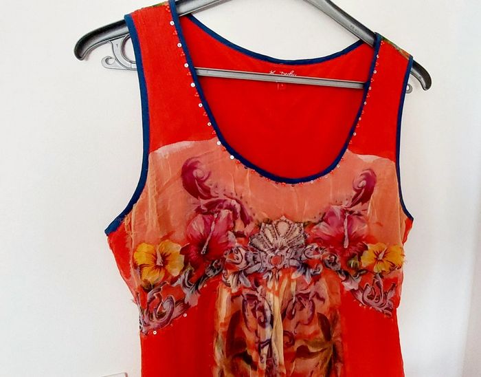 Sublime robe mousseline L René Derhy - photo numéro 3