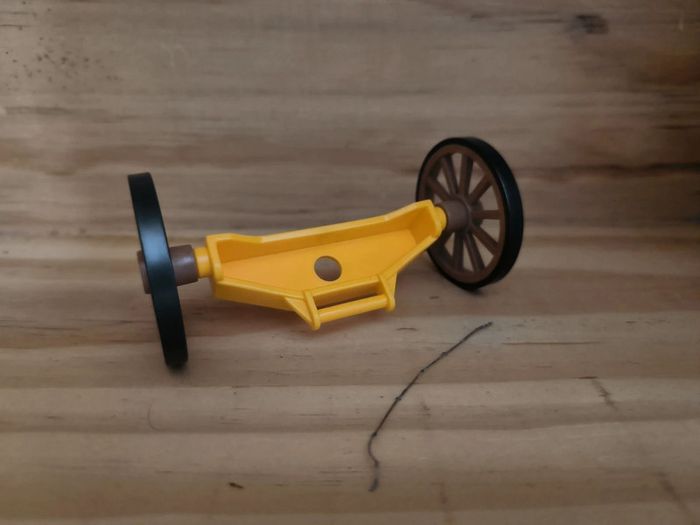 Playmobil essieu calèche western jaune