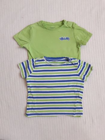Lot de 2 tee-shirts 12 mois
