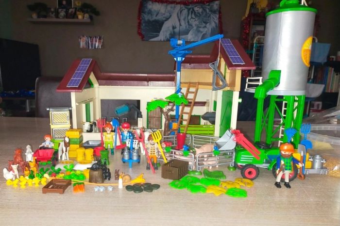 Lot Playmobil Ferme 70132 + Fermier & tracteur 4143 - photo numéro 7