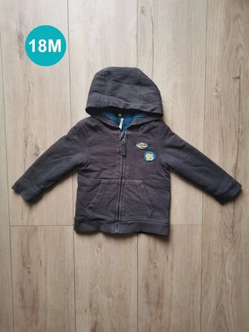 Gilet capuche polaire Orchestra 18 mois