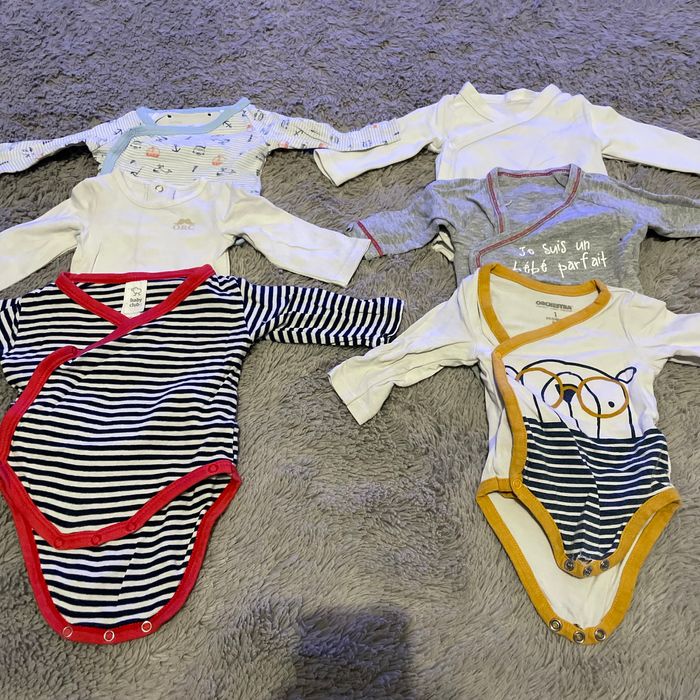 Lot bodys manche longue