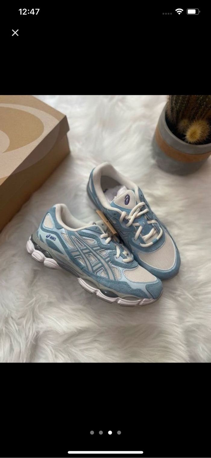 Asics Gel NYC bleu blanche 43 - photo numéro 3