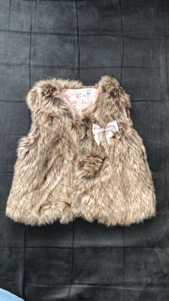 Gilet chic fourrure
