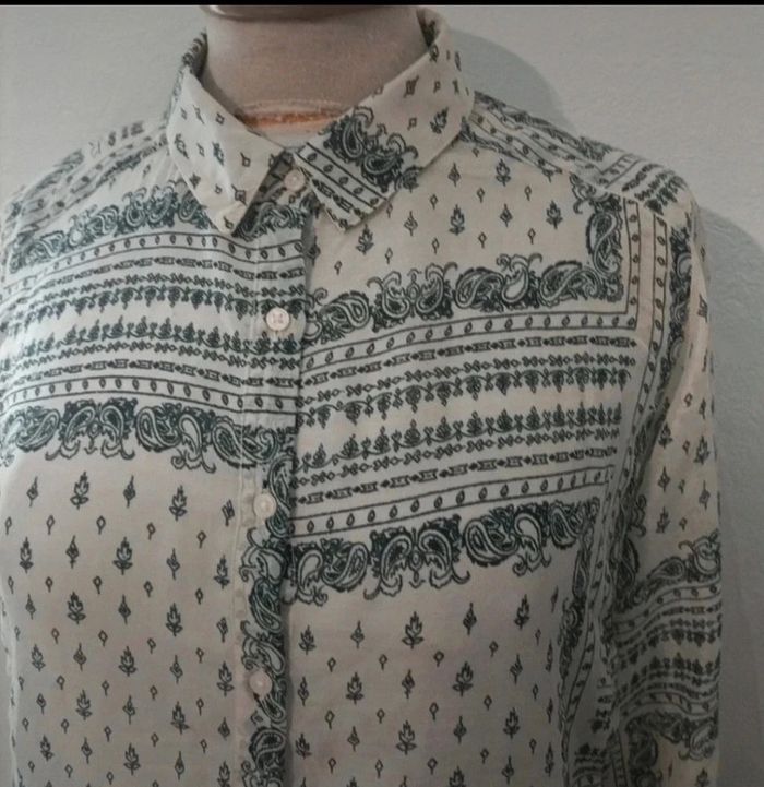 Superbe chemise imprimée très longue - photo numéro 2