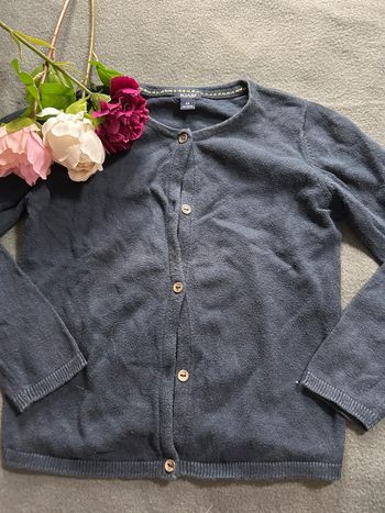 Gilet bleu marine fille