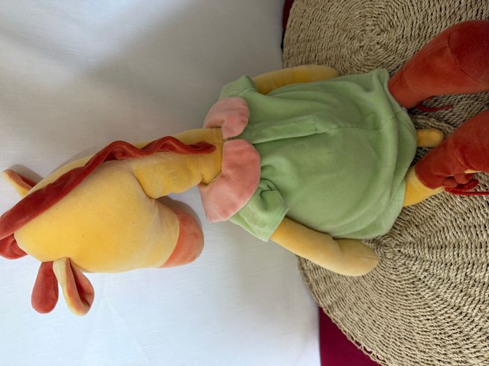 Grand Doudou girafe robe verte Les Loustics MOULIN ROTY - photo numéro 3